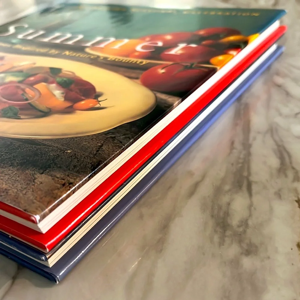 Williams Sonoma Seasonal Celebration Summer & Winter Hardcover Cookbooks